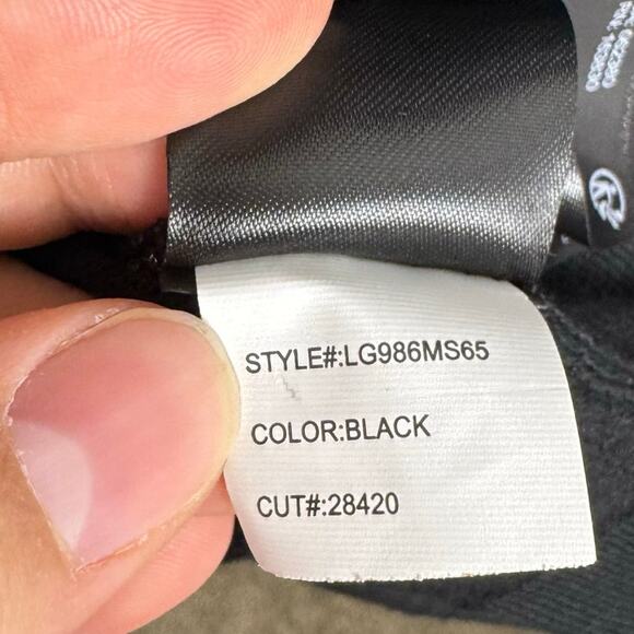 Liverpool Black Long Sleeve Sweater Knit Polo Size XL - Picture 7 of 11